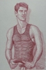  - "Erotic Life Drawings" - <i>Warning: Adult Content, please be 18 to view</i> Life Drawing, Color Pencil on Toned Paper