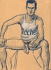  - "Erotic Life Drawings" - <i>Warning: Adult Content, please be 18 to view</i> Life Drawing, Color Pencil on Toned Paper