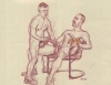  - "Erotic Life Drawings" - <i>Warning: Adult Content, please be 18 to view</i> Life Drawing - Color Pencil on Toned Paper