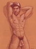  - "Erotic Life Drawings" - <i>Warning: Adult Content, please be 18 to view</i> Life Drawing - Color Pencil on Toned Paper
