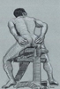  - "Erotic Life Drawings" - <i>Warning: Adult Content, please be 18 to view</i> Life Drawing, Color Pencil on Toned Paper