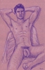  - "Erotic Life Drawings" - <i>Warning: Adult Content, please be 18 to view</i> Life Drawing, Color Pencil on Toned Paper