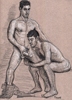  - "Erotic Life Drawings" - <i>Warning: Adult Content, please be 18 to view</i> Color Pencil on Toned Paper