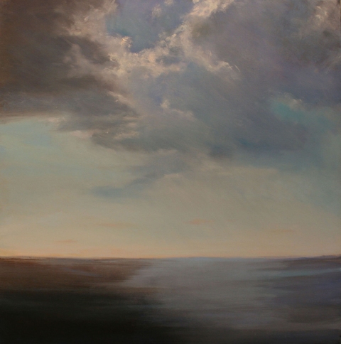 DANA GOODFELLOW SEA AND WETLANDS OIL ON LINEN