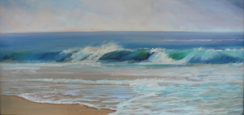 DANA GOODFELLOW WAVE ACTION OIL O LINEN