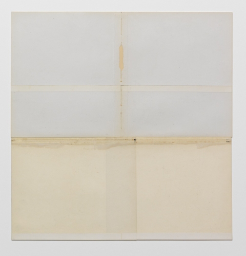 John Fraser misc. collage Graphite and Acrylic on Collaged Papers