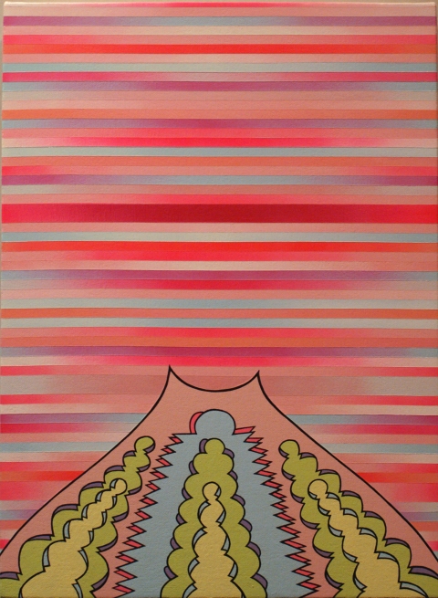 John Weston Montage Acrylic on Canvas