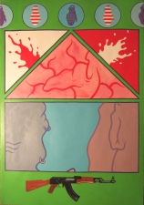 John Weston The End of Reason Acrylic on Paper