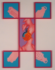 John Weston The End of Reason Acrylic and Enaeml on MDF and Wood