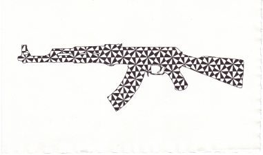 John Weston Decoration of Violence Ink on Paper