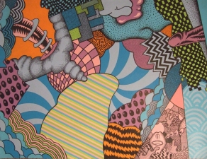 John Weston Miscellaneous Acrylic and Ink on Paper