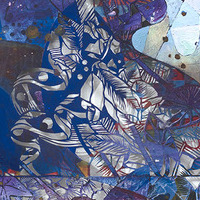  painting Acyrlic, sumi ink, collage on cut paper
