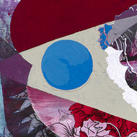  painting Acrylic, sumi ink, collage on paper