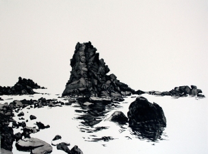 Katherine Sullivan Seascapes, Works on Paper Pen and Ink on Paper