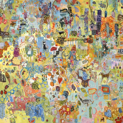 kathy beynette callaloo oil on canvas