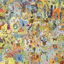 kathy beynette callaloo oil on canvas