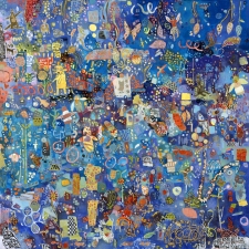 kathy beynette callaloo oil on canvas