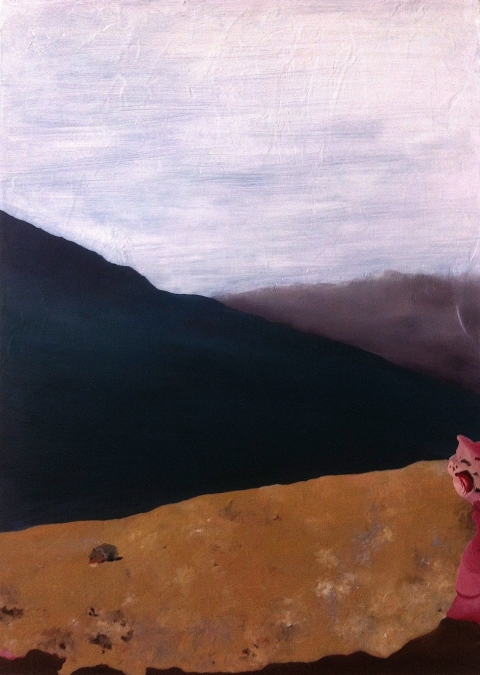 Where We Were painting. oil on linen