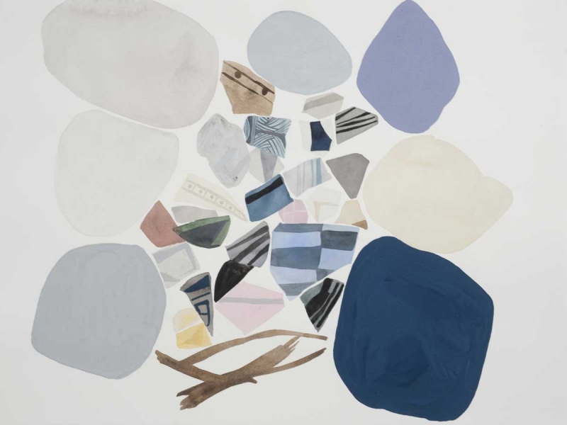 leslie baum axis mundi...drawings watercolor on arches