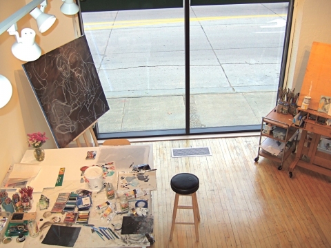 Liz Lab Studio Visit 