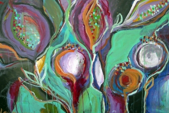 Lorie McCown Paint acrylic on canvas