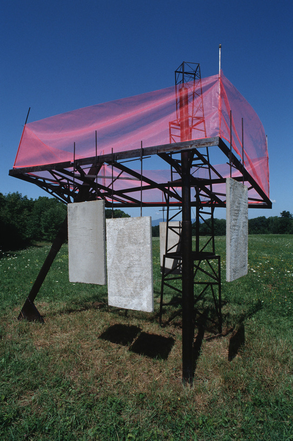  Sculpture Selections 2002-1990 Steel, concrete, safety netting