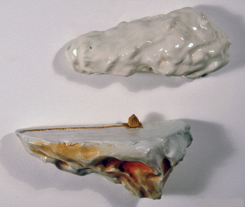 marianne mcgrath <b>works</b> porcelain, reclaimed wood, cement