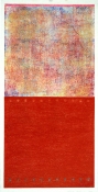 Marsha Goldberg Works on Paper 2004-2005 woodblock monoprint with colored pencil, india ink, and graphite
