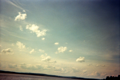 MARY COBLE FALLING INTO LAKE WESSERUNSETT 2009 