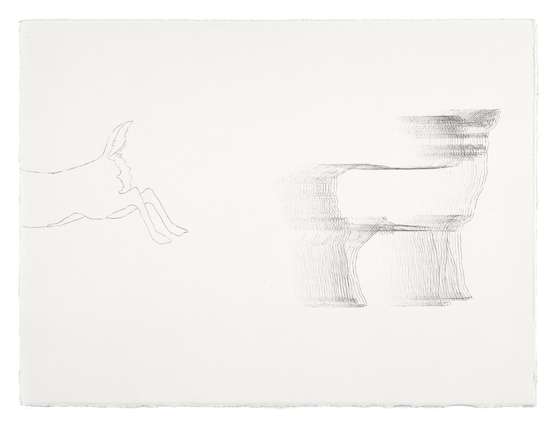  Sorry Deer  Graphite on Paper