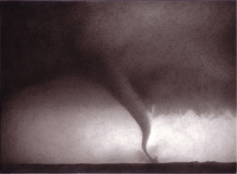  Tornadoes India ink on gessoed board