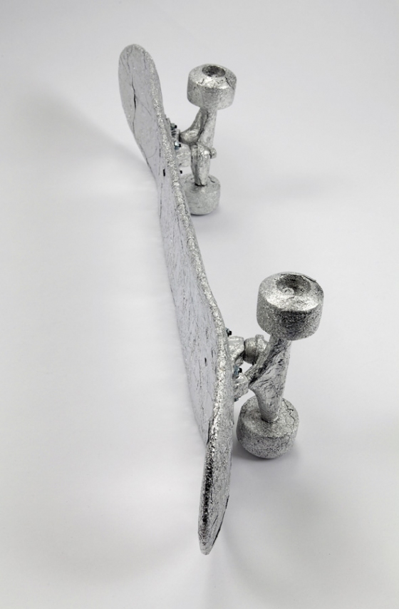 MiYoung Sohn Metal aluminum foil, skateboard hardware