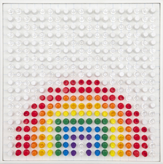 MiYoung Sohn Push Pins push pins, homosote, wood, paint