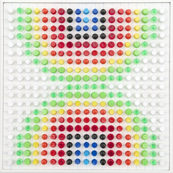 MiYoung Sohn Push Pins push pins, homosote, wood, paint