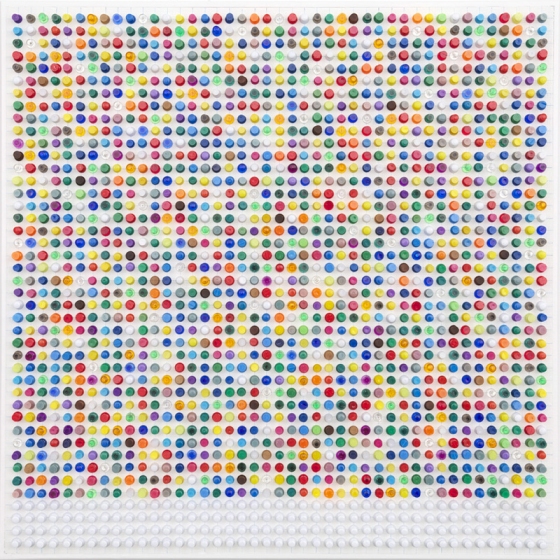 MiYoung Sohn Push Pins push pins, homosote, wood, paint