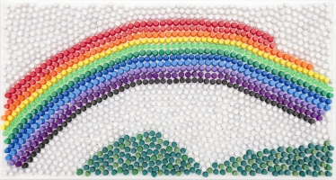 MiYoung Sohn Push Pins push pins, homosote, wood, paint