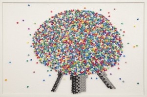 MiYoung Sohn Push Pins push pins, corkboard, paint