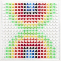 MiYoung Sohn Push Pins push pins, homosote, wood, paint