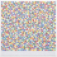 MiYoung Sohn Push Pins push pins, homosote, wood, paint