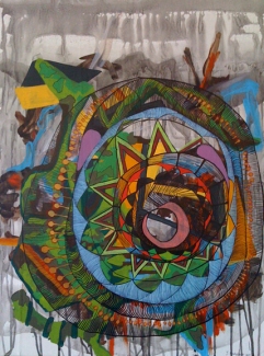 Yelizaveta Nersesova Painting/Drawing 2010 acrylic, ink, gouache on canvas