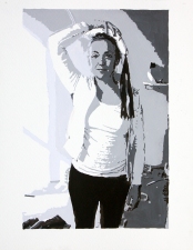 Nicole Stone Art History Gouache on paper
