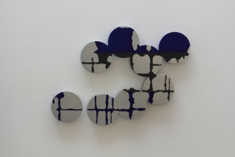 Paul O'Keeffe Fitzwilliam Series  aluminum, flashe & micaneous iron oxide paints