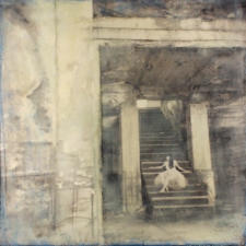 Perspective Group and Photography Gallery Katsy Johnson photograph, encaustic wax, oil
