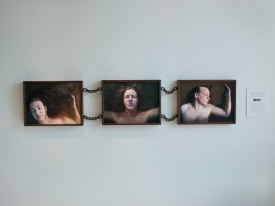 Peter L. Johnson Immersion Inkjet Prints with reused walnut box