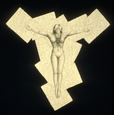 Philip Sugden, Artist Large Scale Studio Ink Drawings Sepia Ink on handmade Himalayan Daphne Paper