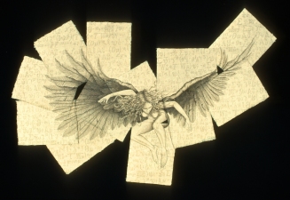 Philip Sugden, Artist Large Scale Studio Ink Drawings Sepia Ink on handmade Himalayan Daphne Paper