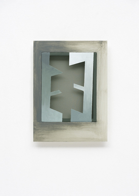 PIERRE LOUAVER TOPOI PAINTINGS acrylic paint on polyester & oil paint on plexiglass frame