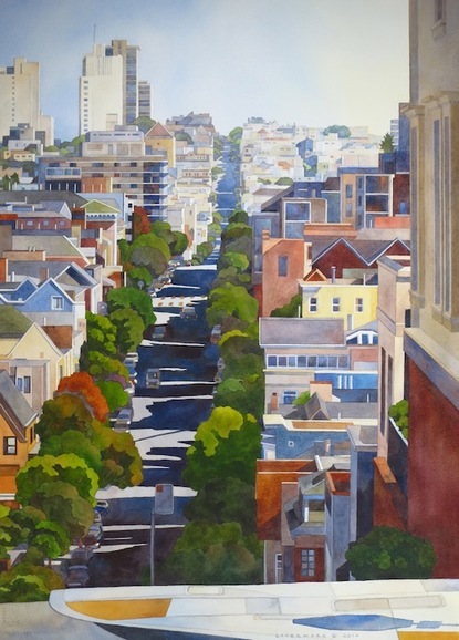 Rebecca Livermore | Paintings San Francisco watercolor on paper