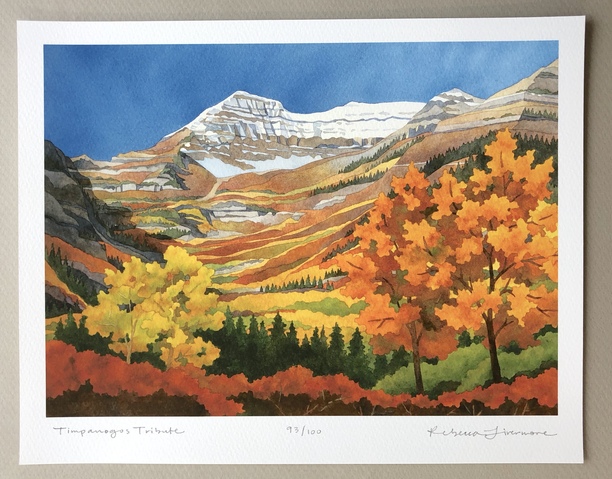 Rebecca Livermore | Paintings Timpanogos Tribute Signed & Numbered Limited Edition Archival Print