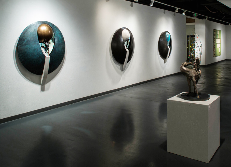 Sola Luna Terra gallery installation Commissioned